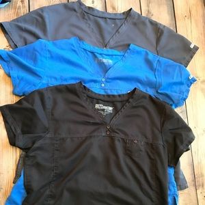 Nursing uniform tops